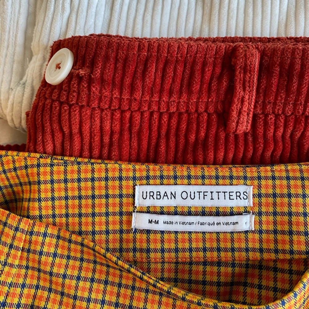 Urban Outfitters Plaid Mini Skirt